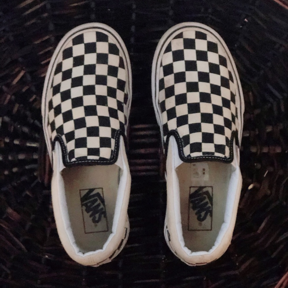 Vans Checkered Platform
